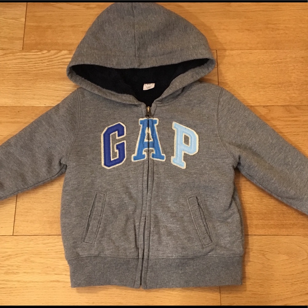BabyGap GAP Logo Zip Up Hoodie 3T